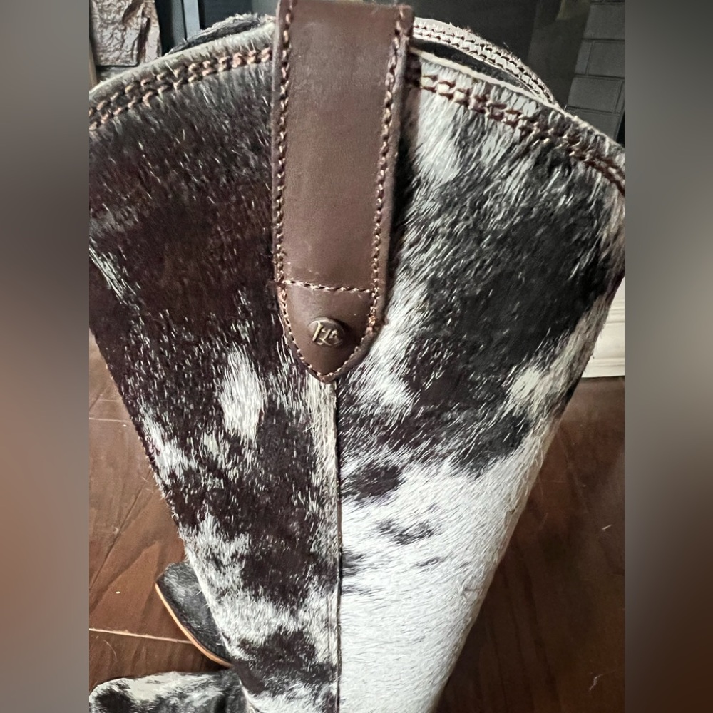Liberty Black Cowhide Boots - Picture 7 of 8